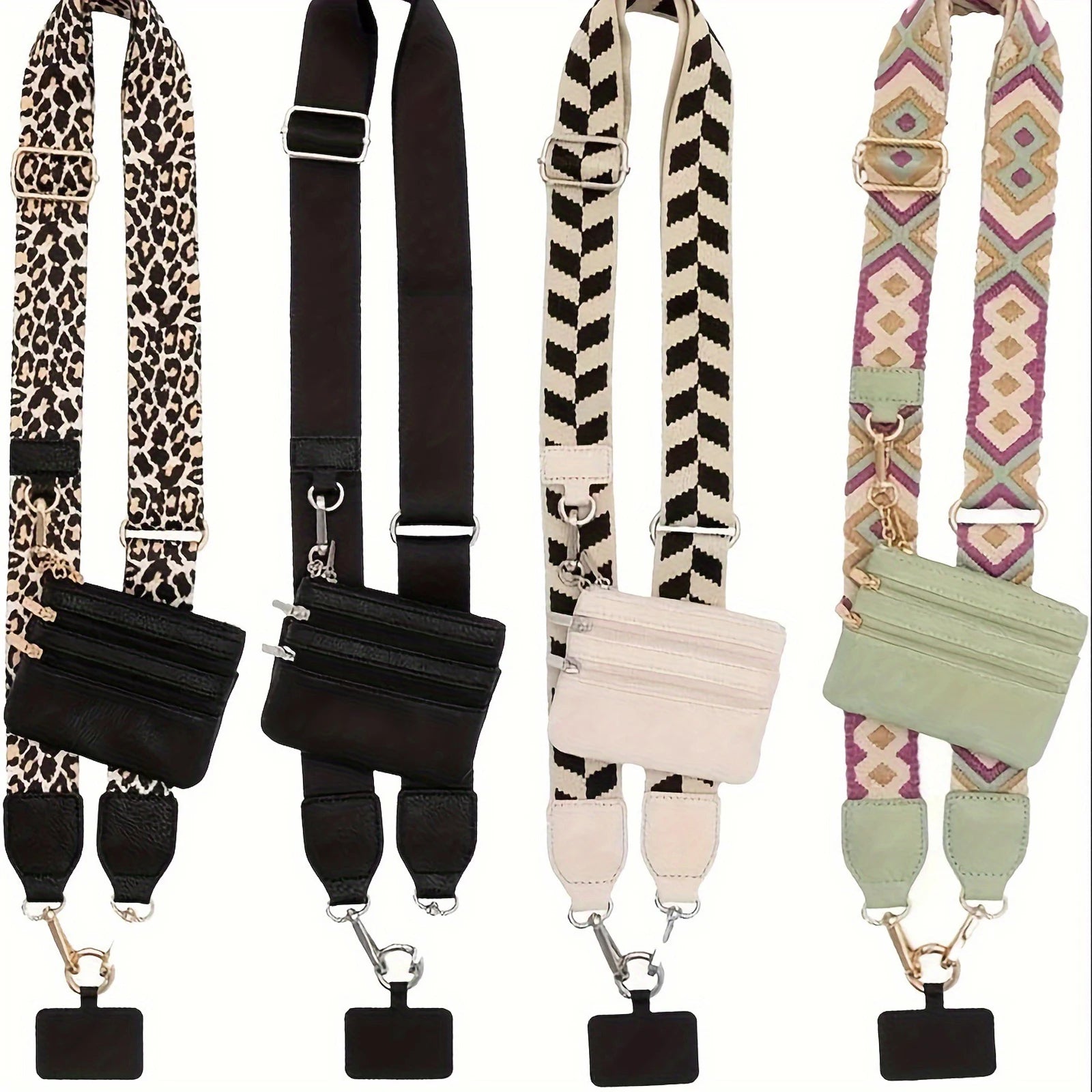 Phone Lanyard With Zipper Pocket and Storage Bag