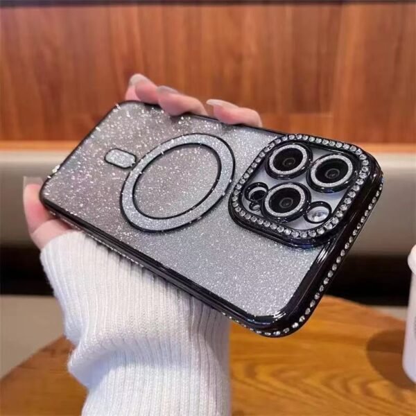Iphone Glitter Magnetic Phone Case All-inclusive - Image 2