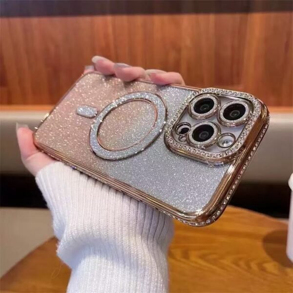 Iphone Glitter Magnetic Phone Case All-inclusive - Image 5