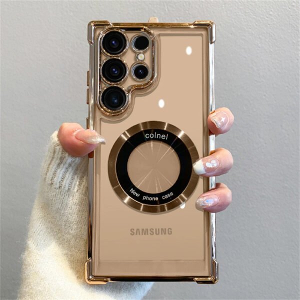 Samsung Magnetic Transparent Phone Case - Image 6
