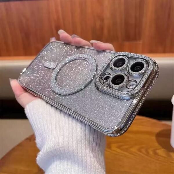 Iphone Glitter Magnetic Phone Case All-inclusive - Image 7