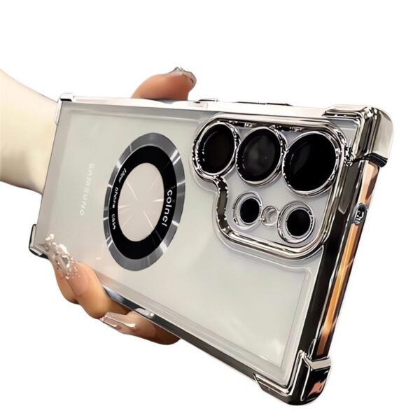 Samsung Magnetic Transparent Phone Case - Image 7