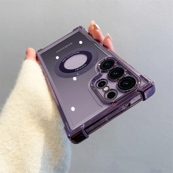Samsung Magnetic Transparent Phone Case - Image 2
