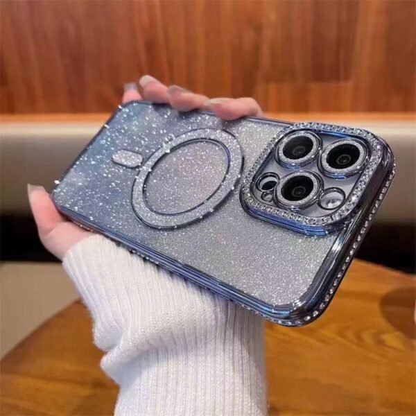 Iphone Glitter Magnetic Phone Case All-inclusive - Image 8