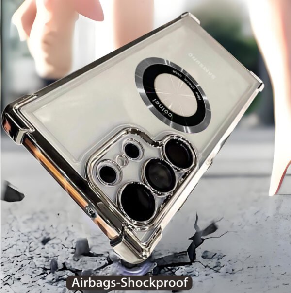 Samsung Magnetic Transparent Phone Case - Image 4