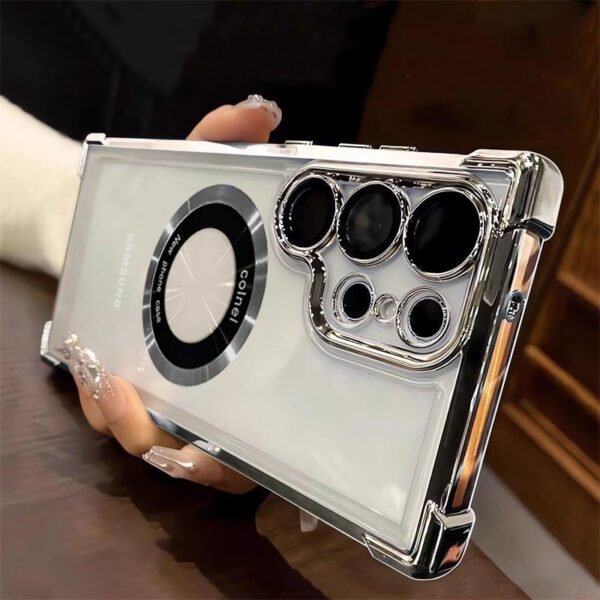 Samsung Magnetic Transparent Phone Case - Image 10