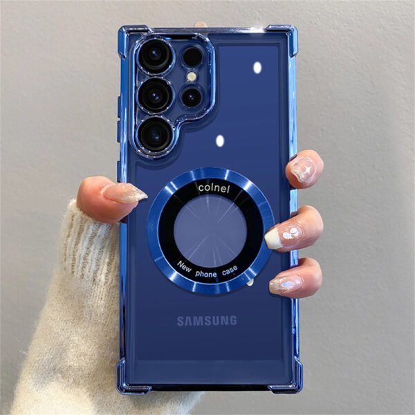 Samsung Magnetic Transparent Phone Case - Image 8