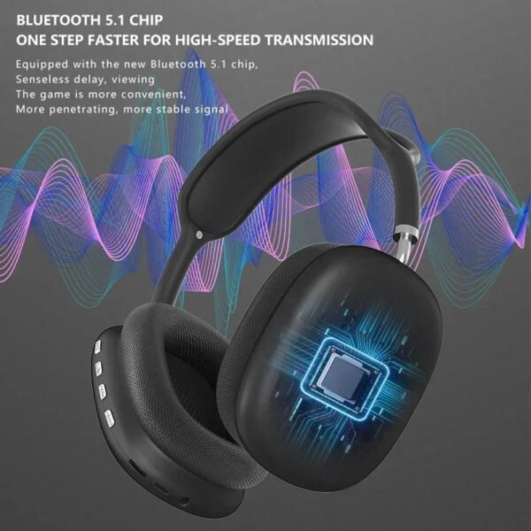 Wireless Bluetooth Headset With Mic Noise Cancelling - Image 6