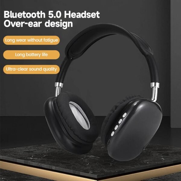Wireless Bluetooth Headset With Mic Noise Cancelling - Image 2